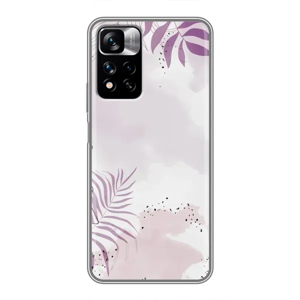 Чехол с принтом «Фиолетовые листья» для Xiaomi Redmi Note 11 Pro Plus Чехол с принтом «Фиолетовые листья» для Xiaomi Redmi Note 11 Pro Plus