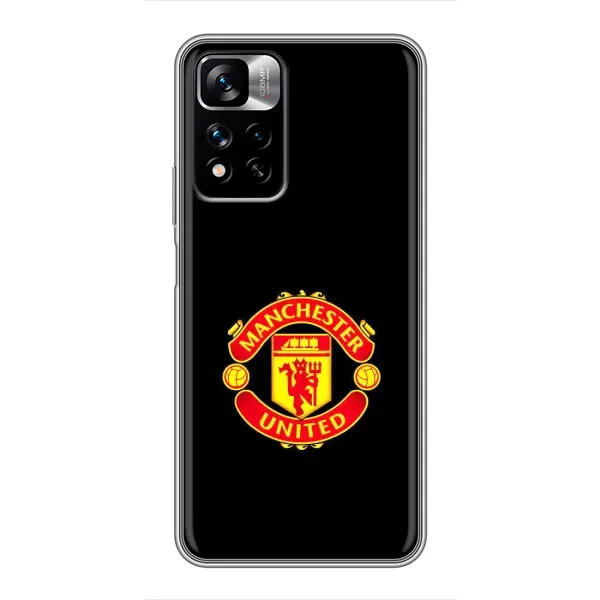 Чехол с принтом «ФК Манчестер Юнайтед» для Xiaomi Redmi Note 11 Pro Plus