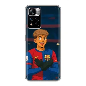 Чохол з футболістом Ламін Ямаль Xiaomi Redmi Note 11 Pro Plus (Футболіст Ямаль)