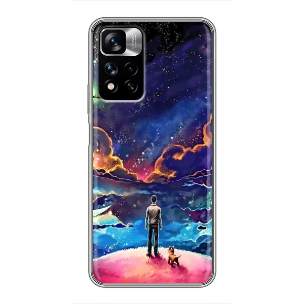 Чехол с принтом «Галактический вид» для Xiaomi Redmi Note 11 Pro Plus