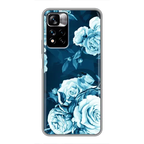 Чохол з принтом «Блактині бутони» для Xiaomi Redmi Note 11 Pro Plus