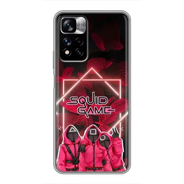 Чохол з принтом «Охоронці Гра кальмара» для Xiaomi Redmi Note 11 Pro Plus