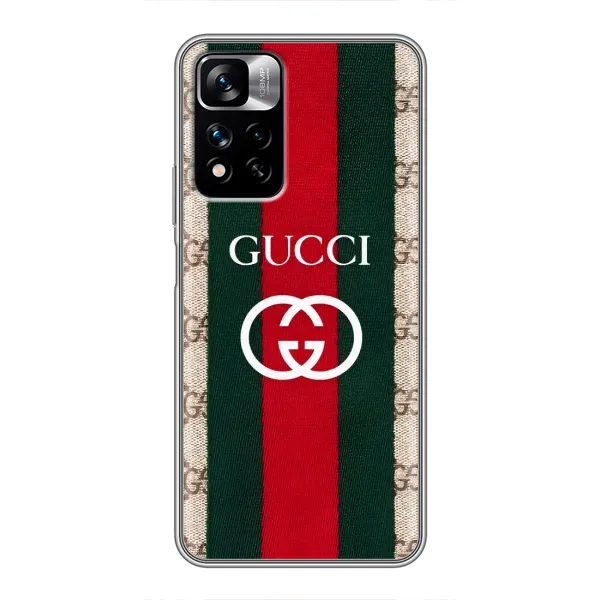 Чехол с принтом «Gucci дизайн» для Xiaomi Redmi Note 11 Pro Plus