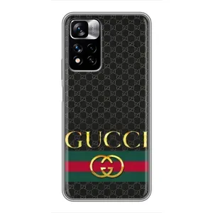 Чохли  GUCCI для Сяомі Редми Ноут 11 Про Плюс (AlphaPrint) (Gucci оригінал)