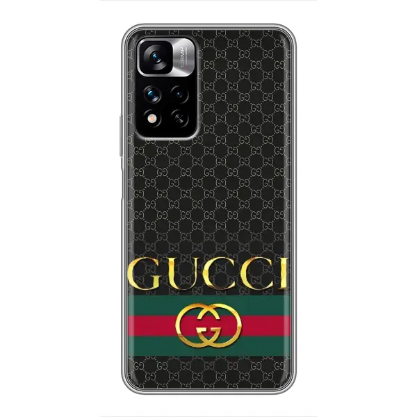 Чехол с принтом «Gucci оригинал» для Xiaomi Redmi Note 11 Pro Plus