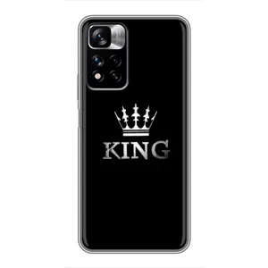 Чохол з Короною Сяомі Редми Ноут 11 Про Плюс - (AlphaPrint) (KING)