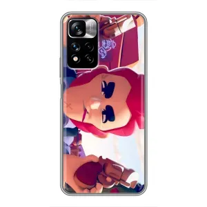 Чехол для Xiaomi Redmi Note 11 Pro Plus Бравл Старс (VPrint) (Кольт)