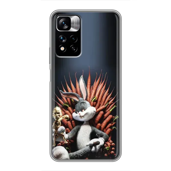Чохол з принтом «Король Кролик» для Xiaomi Redmi Note 11 Pro Plus