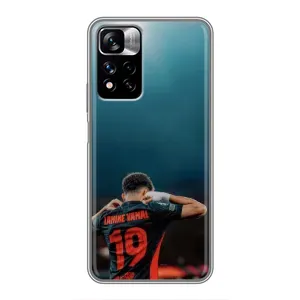 Чохол з футболістом Ламін Ямаль Xiaomi Redmi Note 11 Pro Plus (Ламін 19)