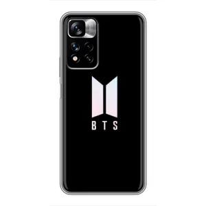 Чохли BTS для Xiaomi Redmi Note 11 Pro Plus (AlphaPrint) (Лого BTS)