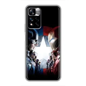 Чохли з героями Марвел Xiaomi Redmi Note 11 Pro Plus (VPrint) (Марвел стайл)