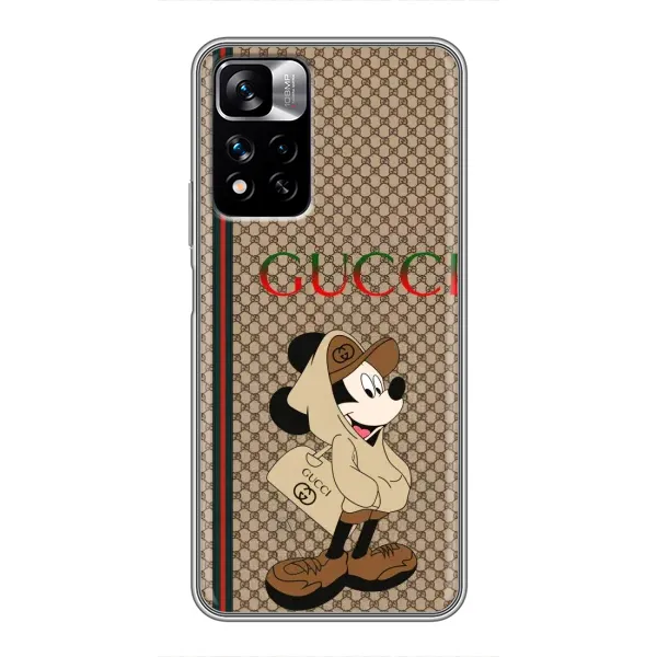 Чехол с принтом «Mickey GUCCI» для Xiaomi Redmi Note 11 Pro Plus
