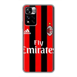 Чохли для Xiaomi Redmi Note 11 Pro Plus (VPrint) - Футбольні клуби (Milan)