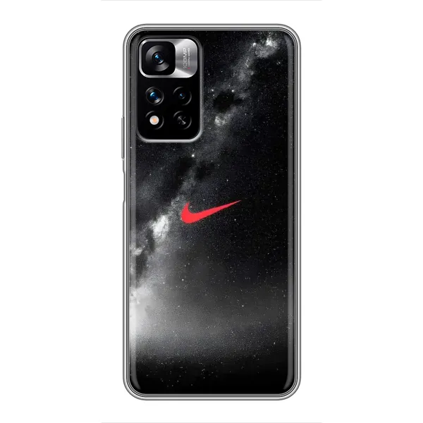 Чехол с принтом «Найк красный» для Xiaomi Redmi Note 11 Pro Plus Чехол с принтом «Найк красный» для Xiaomi Redmi Note 11 Pro Plus