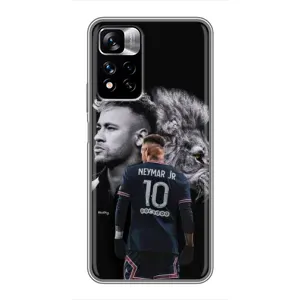 Чохол Неймар для Xiaomi Redmi Note 11 Pro Plus (AlphaPrint) (Неймар Лев)