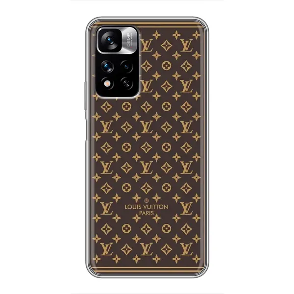 Чохол з принтом «шпалери LV» для Xiaomi Redmi Note 11 Pro Plus