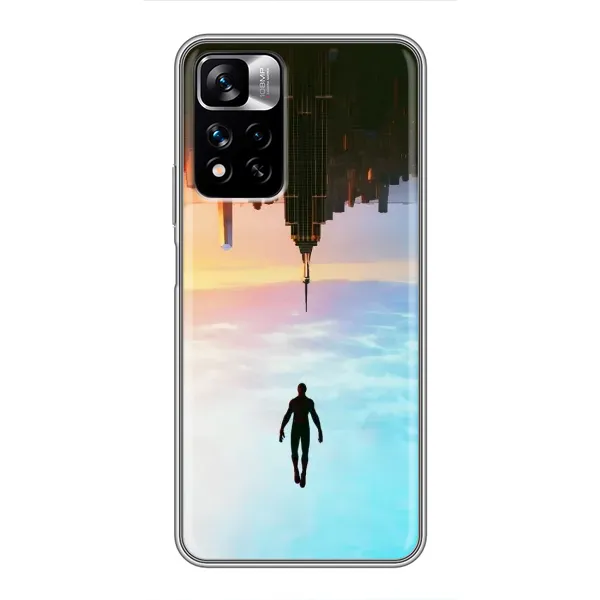 Чохол з принтом «Людина павук» для Xiaomi Redmi Note 11 Pro Plus