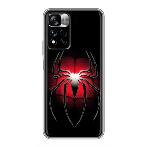Чохол з людиною павуком для Xiaomi Redmi Note 11 Pro Plus - (AlphaPrint) (Паук марвел)