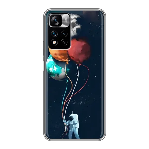 Чехол с принтом «Планеты шарики» для Xiaomi Redmi Note 11 Pro Plus