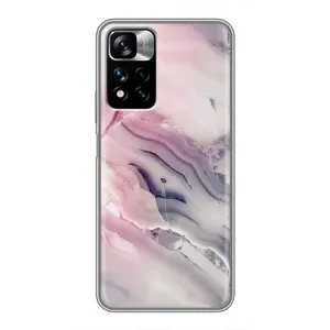 Мраморний чехол на Xiaomi Redmi Note 11 Pro Plus (VPrint) (Пурпурний Мрамор)