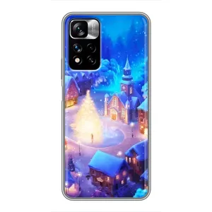 Різдвяні Чохли для Xiaomi Redmi Note 11 Pro Plus (VPrint) (Різдвяне місто)
