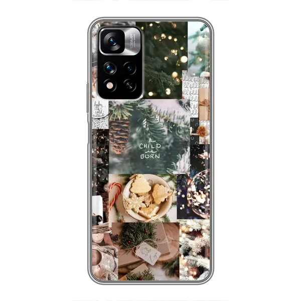 Чохол з принтом «Різдвяний колаж» для Xiaomi Redmi Note 11 Pro Plus Чохол з принтом «Різдвяний колаж» для Xiaomi Redmi Note 11 Pro Plus