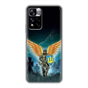 Чехлы с картинкой ЗСУ для Xiaomi Redmi Note 11 Pro Plus (AlphaPrint) (Солдат ЗСУ)