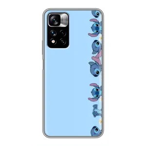 Чохол з принтом Стіч на Xiaomi Redmi Note 11 Pro Plus (Стіч фон)