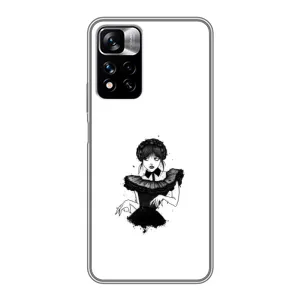 Чохли Венсдей на Xiaomi Redmi Note 11 Pro Plus Уенсдей (AlphaPrint) (танець Венздей)
