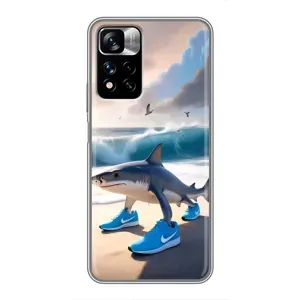 Чехол с мемом Тралалело тралала на Xiaomi Redmi Note 11 Pro Plus