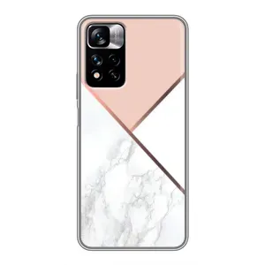 Мраморний чехол на Xiaomi Redmi Note 11 Pro Plus (VPrint) (Тройний мрамор)