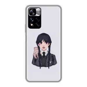 Чохли Венсдей на Xiaomi Redmi Note 11 Pro Plus Уенсдей (AlphaPrint) (Венздей і Річ)