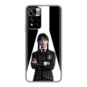 Чохли Венсдей на Xiaomi Redmi Note 11 Pro Plus Уенсдей (AlphaPrint) (W-Wednesday)
