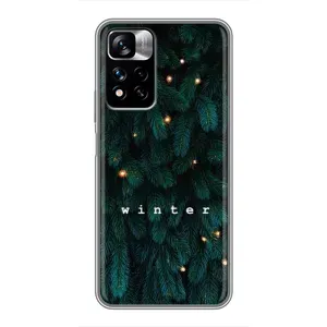 Новорічні, Святкові Чохли для Xiaomi Redmi Note 11 Pro Plus - 2024 год (Winter)