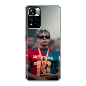 Чохол з футболістом Ламін Ямаль Xiaomi Redmi Note 11 Pro Plus (Ямаль Барса)