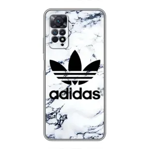 Чохли Адидас для Xiaomi Redmi Note 11 Pro (AlphaPrint) (Адідас на мраморі)