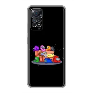 Чохли Амонг Ас для Xiaomi Redmi Note 11 Pro (AlphaPrint) (Амонг-ас)