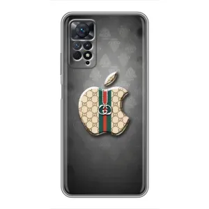 Чехол с принтом «Apple gucci» для Xiaomi Redmi Note 11 Pro
