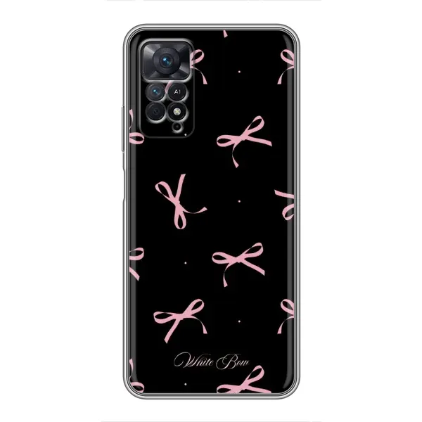 Чохол з принтом «Банти на чорному» для Xiaomi Redmi Note 11 Pro Чохол з принтом «Банти на чорному» для Xiaomi Redmi Note 11 Pro