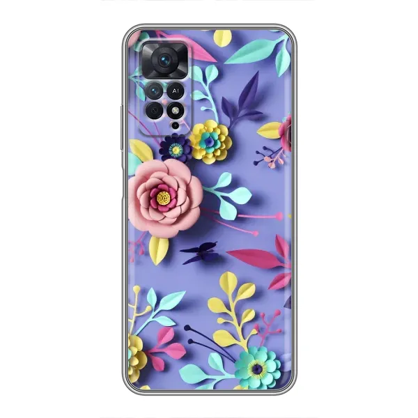Чохол з принтом «Дизайн квітів» для Xiaomi Redmi Note 11 Pro