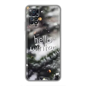 Новорічні, Святкові Чохли для Xiaomi Redmi Note 11 Pro - 2024 год (Hello winter)