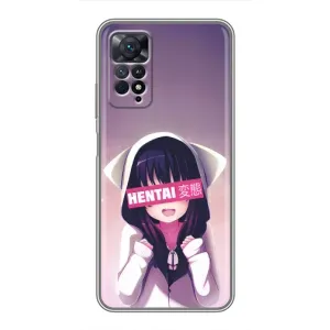 Чехол с принтом «Hentai chan» для Xiaomi Redmi Note 11 Pro