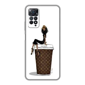 Чохли Луі Вітон для Xiaomi Redmi Note 11 Pro (AlphaPrint - LOUIS VUITTON) (кава LOUIS VUITTON)