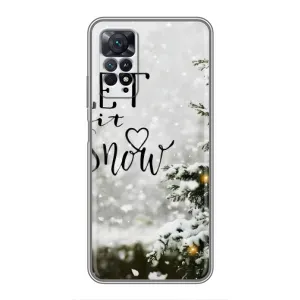 Новорічні, Святкові Чохли для Xiaomi Redmi Note 11 Pro - 2024 год (Let it snow)