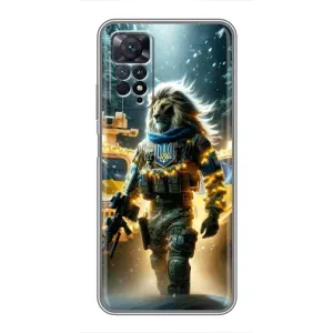 Українські, патріотичні Чохли для Xiaomi Redmi Note 11 Pro (ЛЕВ ЗСУ)