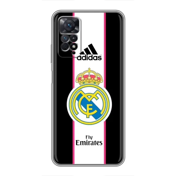 Чохол з принтом «лого Real Madrid» для Xiaomi Redmi Note 11 Pro Чохол з принтом «лого Real Madrid» для Xiaomi Redmi Note 11 Pro