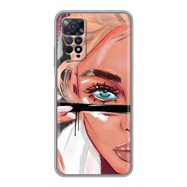 Чохол з принтом «Макіяж» для Xiaomi Redmi Note 11 Pro