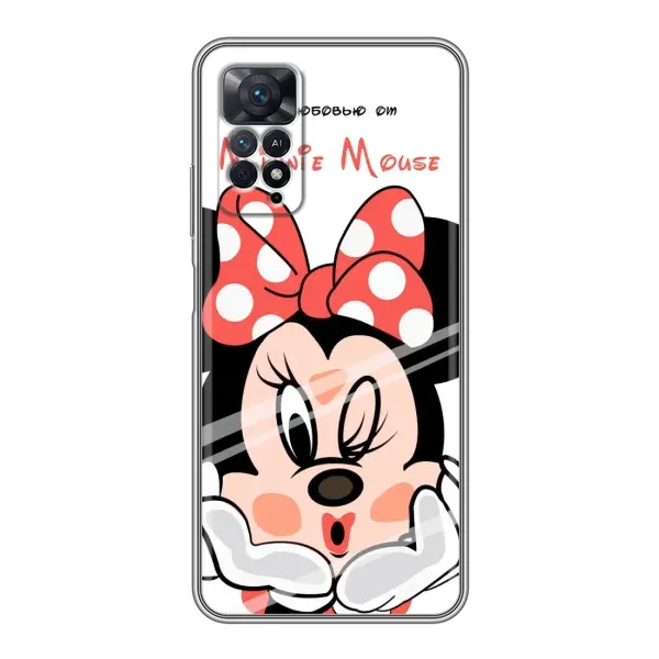 Чохол з принтом «Маус Мінні» для Xiaomi Redmi Note 11 Pro
