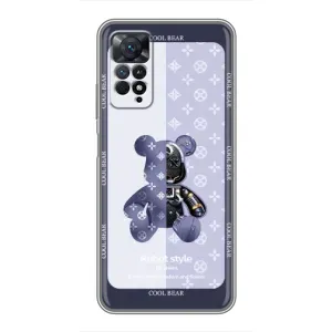 Круті Чохли Луі Віттон для Xiaomi Redmi Note 11 Pro (AlphaPrint) (Медведик LV)