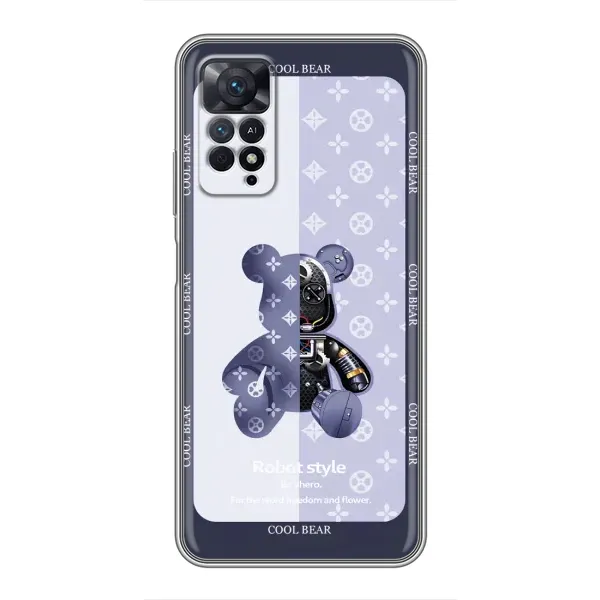 Чехол с принтом «Медвежонок LV» для Xiaomi Redmi Note 11 Pro